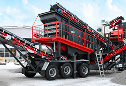 履帶式移動(dòng)篩分站
