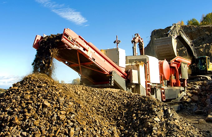 文萊建筑垃圾破碎處理生產(chǎn)線