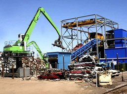 浙江廢鋼破碎機(jī)客戶案例